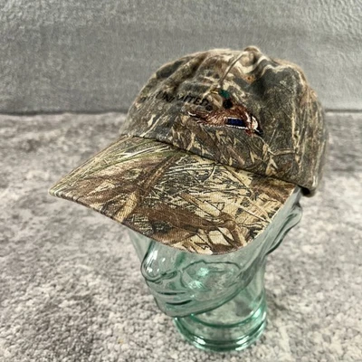 Gorra De Colección Ducks Unlimited Para Hombre Correa Verde Camuflaje Cosido Logo Foto 1 de 4