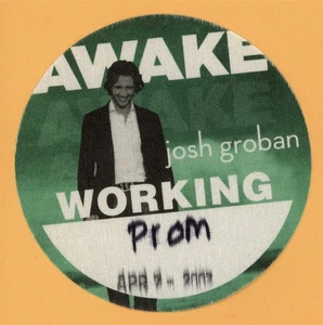 Josh Groban 2006 Awake Concert Tour WORKING Backstage Pass - Picture 1 of 1