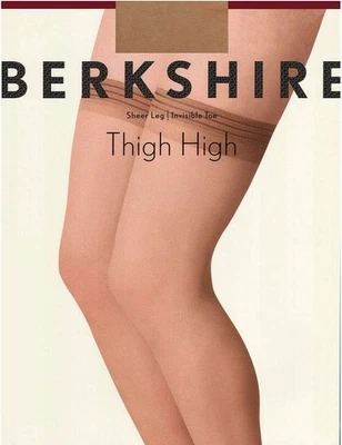 Women's All Day Sheer Thigh Highs with Invisible Toe Support Stockings - Image 1 of 2