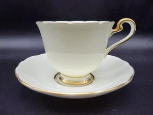 RADFORDS Bone China Fenton Stoke-on-Trent Made In England FOOTED CUP AND SAUCER  - Picture 1 of 15