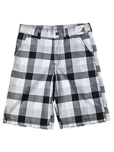 Gymboree Boys Plaid Shorts, Black White, Size 10 (8-9 Yrs), NWT - Picture 1 of 5