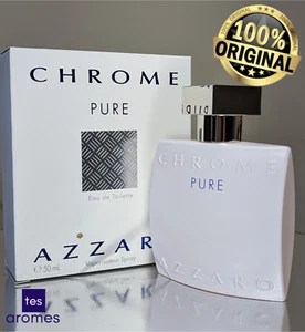 Chrome Pure By Azzaro Eau De Toilette 1.7oz Spray Men's Fragrance Brand New - Picture 1 of 20