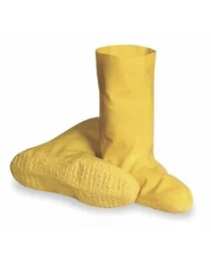 Paar Hazmat Overboots Größe 12/13 Herren einfache Zehenpartie 4T267F 12" H Latex Slipper - Bild 1 von 1