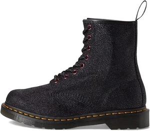 DR. MARTENS 1460 8 EYELET BEJEWELLED Boots Black New - Picture 1 of 6
