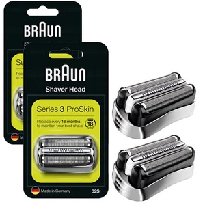 2Pack 32S serie 3 testine di ricambio tipo scatola taglio lamina compatibili con Braun - Foto 1 di 11