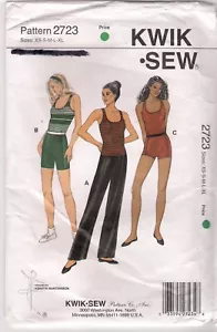 Kwik Sew Pattern 2723, Top, Shorts, Pants, Active Wear, Adult XS - XL, Uncut - Picture 1 of 1