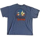 Vintage Sonic the Hedgehog Gr. XL - 2X Cartoon Videospiel Promo blau Y2K T-Shirt SELTEN