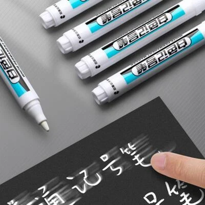 1-3Pcs 3-Größen Weiß Permanent Paint Marker Pen Holz Rock Kunststoff Glas-Me🔥DE - Bild 1 von 4