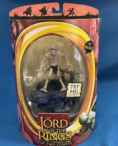 The Lord of the Rings Gollum Action Figure Toy Biz two towers 2003 SEALED NEW - Picture 1 of 9