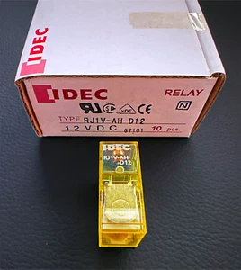 RJ1V-AH-D12 IDEC High Capacity PCB Power Relay 12VDC SPST-NO 16A 29x13x25.5 mm - Picture 1 of 8