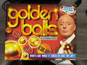 "GOLDEN BALLS" ELECTRONIC GAME (2007) BASED ON THE ITV1 HIT SHOW! MISSING 1 CARD