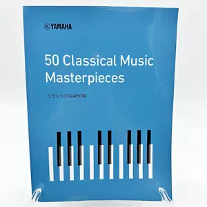 Yamaha 50 Classical Music Masterpieces Piano Song Book Sheet 2016 Keyboard EUC - Picture 1 of 11