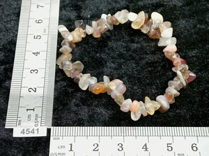 Bracelet baroque AGATE BOTSWANA naturelle 18 cm excellente qualité de pierres ! - Imagen 1 de 2