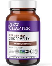 New Chapter Zinc Supplement, Fermented Zinc Complex, ONE Daily for Immune Suppor