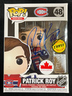Patrick Roy Signed Montreal Canadiens Chase Funko Pop Figure #48 JSA COA LOA