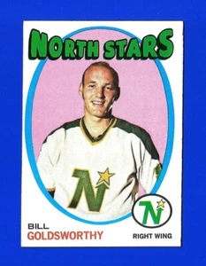 1971-72 Topps HOCKEY #55 BILL GOLDSWORTHY NRMINT MINNESOTA NORTH STARS (SB1) - Bild 1 von 2