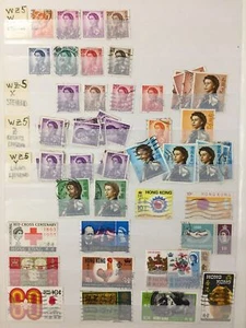 Hong Kong QE Used Mixture (Apx 150 Stamps ) MK1696 - Picture 1 of 8