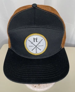 Hattori Hanzo Haar Mütze Trucker Baseball Cap SCHWARZ & Gold Schwerter NEU Schere - Bild 1 von 7