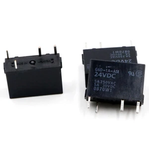 10 PIEZAS RELÉ ELECTROMAGNÉTICO G6D-1A-AS1-24VDC 4 pines 5A 250VAC - Imagen 1 de 2