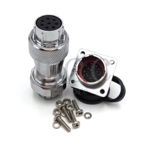 WS20 5A 8Pin Aviation Plug Socket,IP67 Industrial Electrical Power Connector - Picture 1 of 7