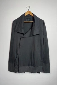 Giacca Nuda Masahiko Maruyama Giapponese Asimmetrica Avant Garde Cotone Sbiadito Grigio - Foto 1 di 17