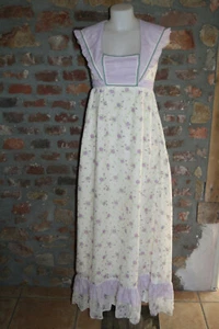 KL6004 @ vintage 70s Kleid @ Dress Boho @ Hippie @ Umstandskleid @ Maxi 30-32 - Bild 1 von 4