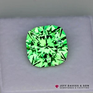 Präzisionsschliff - 18,22ct LAB Vivid Green Sapphire - Bild 1 von 2