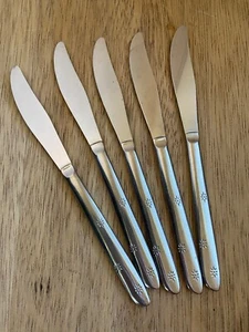 Menge 5 MCM Mid Century Starburst Besteck Buttermesser Edelstahl - Bild 1 von 11
