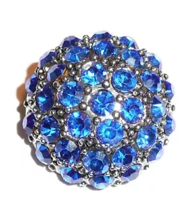 "Splendida base argento antico 1-1/8" - Foto 1 di 9