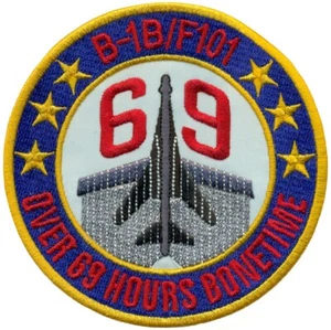 USAF B-1 OVER 60 HOURS BONETIME PATCH - Picture 1 of 1
