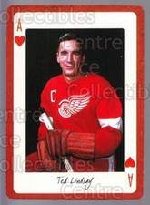 2005 Detroit Red Wings Legends Playing Card #14 Ted Lindsay