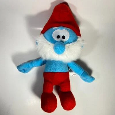 12" 2011 Nanco Smurfs -Papa Smurf Plush - Image 1 of 4
