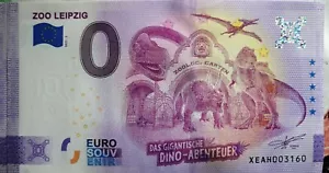 0 Euro Schein Zoo Leipzig Das Gigantische Dino-Abenteuer XEAH 2021-5 - Bild 1 von 1