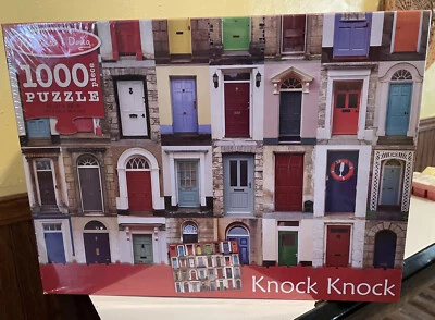 Melissa & Doug Knock Knock [Doors] 1000 Piece Jigsaw Puzzle NiB Plastic Wrap - Image 1 of 4