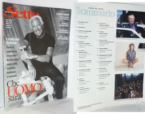 SETTE (CORRIERE DELLA SERA) N. 1 - 1998 - GIORGIO ARMANI - RIVISTA BUONA - Picture 1 of 4