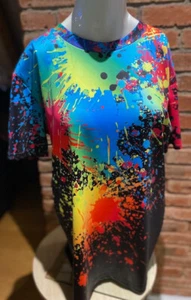 Herren Tie Dye Hippie T Shirt - Psychedelic Gr. L Neu - Bild 1 von 7