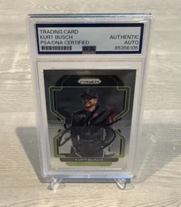Kurt Busch NASCAR Autographed Signed PSA Slabbed Card COA - Picture 1 of 5