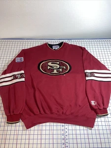 Vintage 90s San Francisco 49ers Crewneck Starter Embroidered Size Xl - Picture 1 of 10
