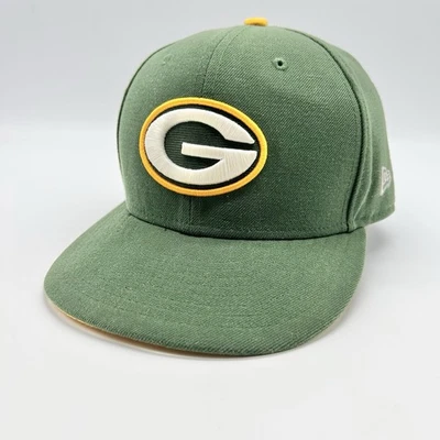 Gorra ajustada Green Bay Packers 7 1/2 verde amarillo 59FIFTY New Era NFL Foto 1 de 4