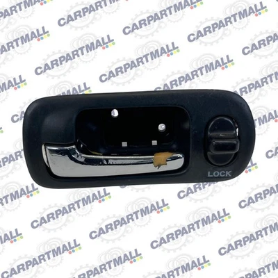 01-05 HONDA CIVIC SEDAN FRONT LEFT SIDE INTERIOR DOOR HANDLE W LOCK SWITCH OEM Foto 1 de 4