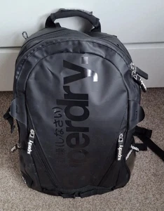 SUPERDRY BLACK LABEL BACKPACK VGC - Picture 1 of 5