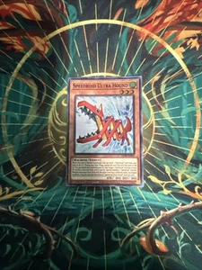 Yugioh Speedroid Ultra Hound LED8-EN003 Super Rare 1st Ed NM - Picture 1 of 2