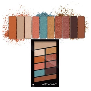 WET N WILD Color Icon Eyeshadow 10 Pan Palette - Not A Basic Peach - Picture 1 of 6