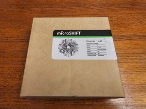 microSHIFT H100 Cassette - 10 Speed 11-32t Silver Chrome Plated - Picture 1 of 4