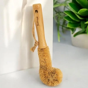 Bamboo Drinkware Cleaning Brush | Straight Handled | Kitchen Scrubber  - Picture 1 of 3