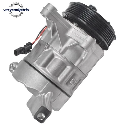 For Chevy Traverse 2013-2022 GMC Acadia Buick A/C Compressor w/ 6-Groove Pulley - Image 1 of 4