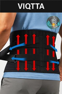 Adjustable Lower Back Brace Lumbar Support Waist Pain Relief Belt For Men, Women - Picture 1 of 12