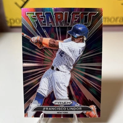 2022 Panini Prizm - Fearless Francisco Lindor #FL-13 - Image 1 of 4
