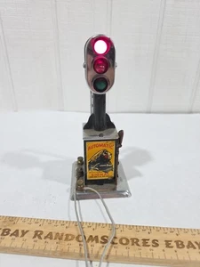 Blocco Singal Automatico Vintage Marx 405 O Gauge Rosso Giallo Verde Funzionante Leggi De - Foto 1 di 11