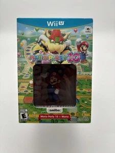 Mario Party 10 con Mario Amiibo Figure (NINTENDO Wii U) nuovo sigillato in fabbrica - Foto 1 di 5